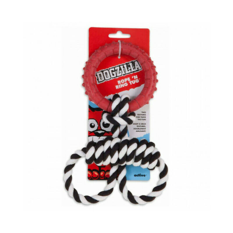 Corde à tirer avec anneau Rope N Ring Tug - Dogzilla