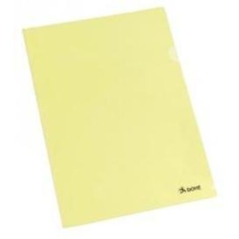 DOHE DOSSIER UÑERO PP A4 AMARILLO BOLSA -8U-