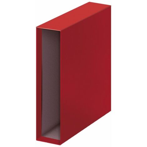 DOHE FUNDA ARCHIVADOR A-4 LOMO ANCHO ROJO -12U-