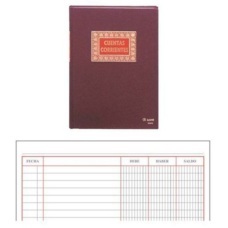 

Dohe libro de cuentas corrientes folio natural 100 hojas