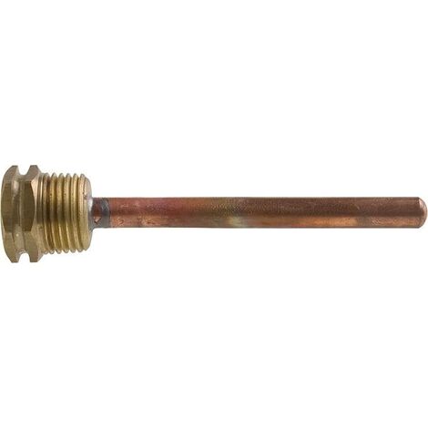 Doigt de gant 1/2 laiton DN7x8mm, L de tube 100 mm cuivre