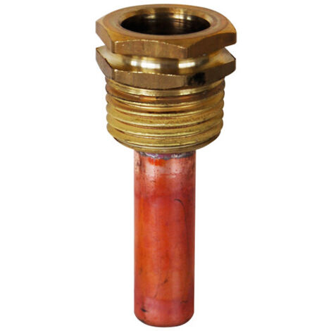 Doigt de gant cuivre Mâle 1/2" (15/21) - Longueur 97 mm - Ø7x8 Thermador