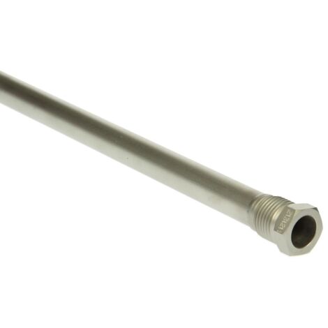Doigt de gant double 1/2'' inox V4A pour 2 - 3 sondes 600 mm