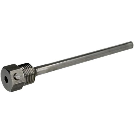 Doigt de gant en inox G 1/2" (1.4571) pmax   40 bar, Tmax 350° C Longueur 150 mm