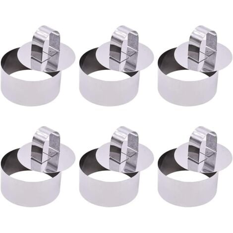 Lot De 12 Clips De Fixation En Acier Inoxydable Pour Anneaux à Gâteau