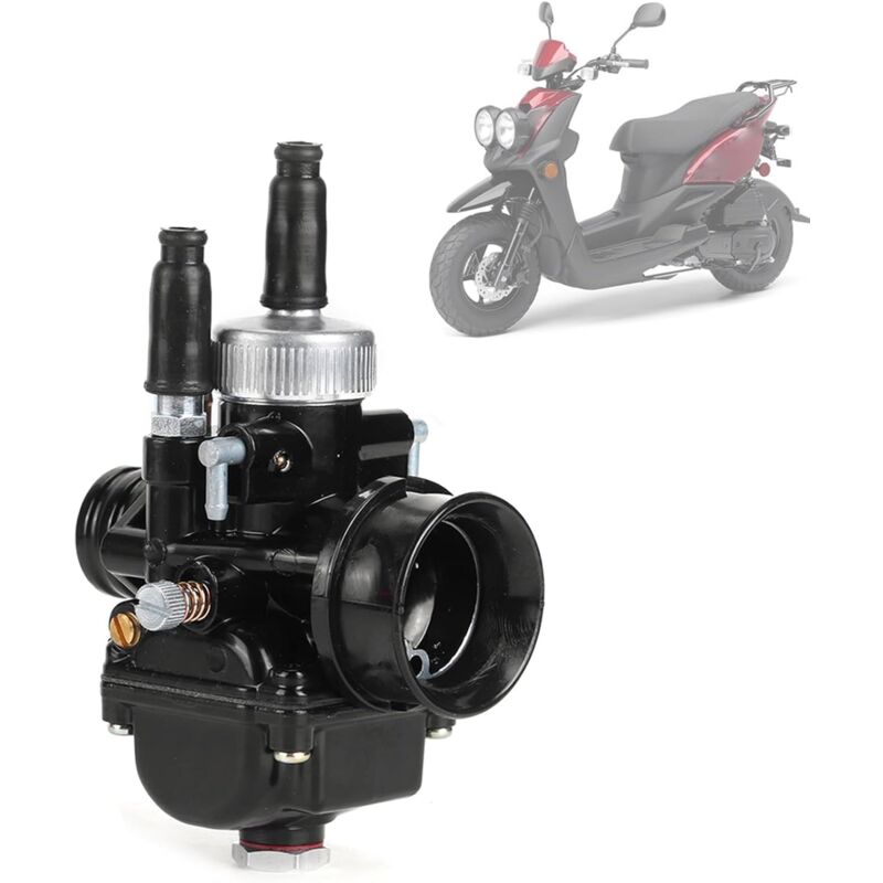 Dolaso - Carburateur Moto 19 mm, Carburateur Universel, Tube De Carburant Remplacement pour BWS100 50cc 90cc