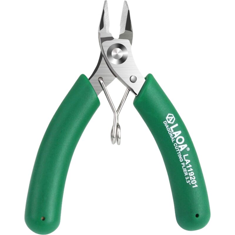 Image of DOLASO Mini-Elektronikschere, Edelstahl, Spitzzange, Diagonalzange, Drahtschneider