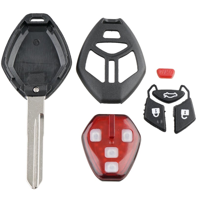 Dolaso - Vente chaude Mitsubishi 4 boutons clé avec rainure gauche +
