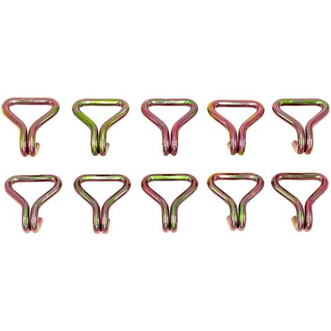 Dolezych - 10 ganci profilati per cinghie da 50 mm