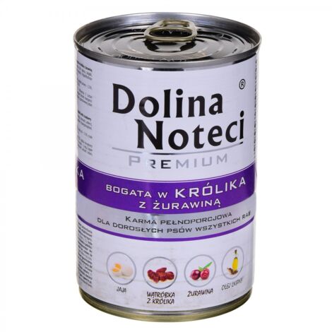 Dolina Noteci Coniglio e Mirtillo Rosso 24x400g