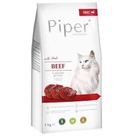 DOLINA NOTECI DRY Piper cibo per gatti con manzo 3x3kg