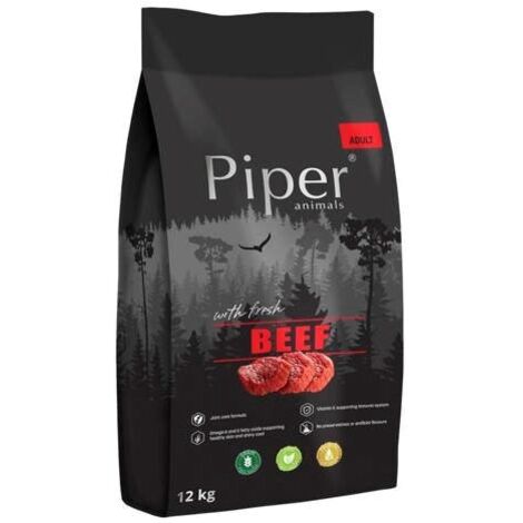 DOLINA NOTECI Piper Animals croquettes au bœuf pour chien, sac de 12 kg