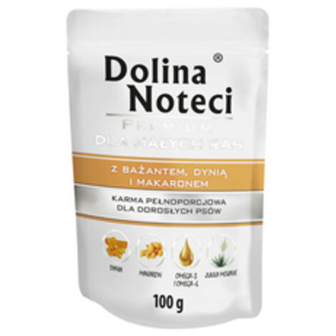 Dolina Noteci Premium Alimento umido per cani di piccola taglia al fagiano, bustina da 100 g
