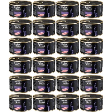 DOLINA NOTECI Premium Ricco di Coniglio - cibo umido per gatti - 24x185g
