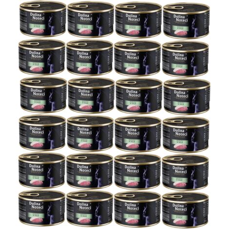 DOLINA NOTECI Premium Ricco di Oca - cibo umido per gatti - 24x185g