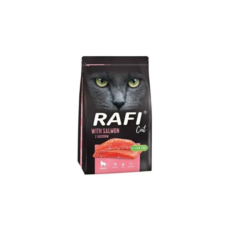 Dolina noteci Rafi Chat Stérilisé au Saumon - Croquettes pour Chats - 7 kg