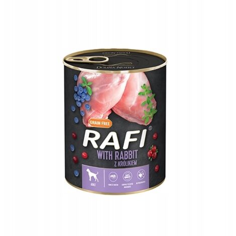 DOLINA NOTECI RAFI - Conejo 800g - Lata para Perro