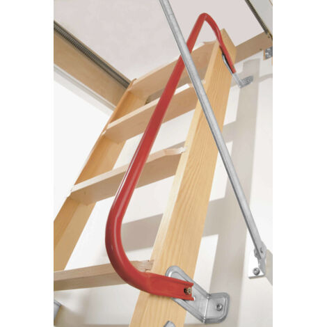 DOLLE Bodentreppenhandlauf aus Stahl Handlauf für Dachbodentreppe Speichertreppe