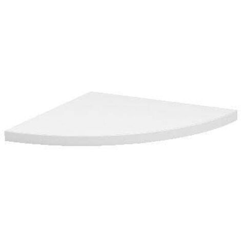 Dolle Regalboden weiß 30 x 30 cm, 19 mm, weiß, Viertelkreis Regalböden