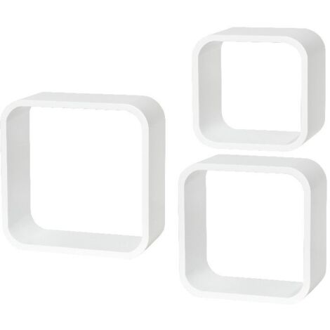 Dolle Wandregal Cube, 3er-Set, bis 350 x 350 x 145 mm Wandregal