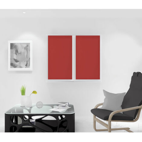 Dolly Brise bise, Rouge, par Soleil d'ocre - 45 x 90 cm