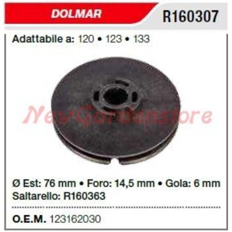 DOLMAR poulie de démarrage de tronçonneuse 120 123 133 R160307