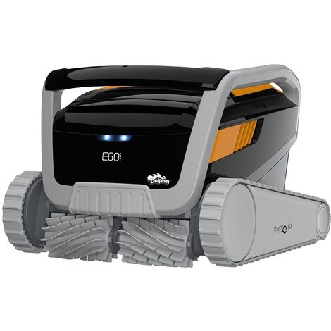 Dolphin E60i Poolroboter mit PVC Bürsten und App-Steuerung