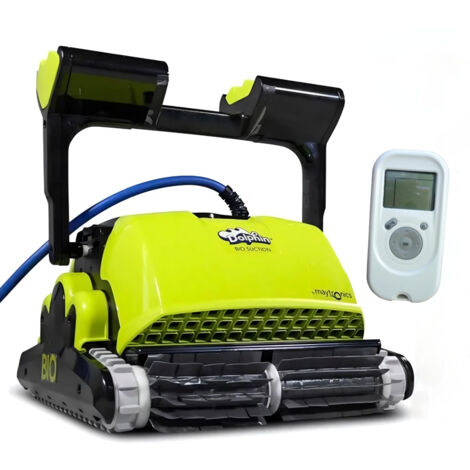 Dolphin Supreme M5 Bio-Suction Timer Active Gyro Digital con Radiocomando - Robot Elettrico Pulitore per Piscine Biologiche & Naturali fino a 15 Mt - MY2025