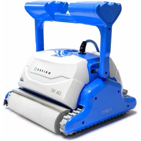 Dolphin ZEFIRO SF40 Gyro Digital - Robot Elettrico Pulitore per Piscina fino a 12 Mt TOP GAMMA per Rivestimento in Ceramica Cemento Verniciato Vetroresina & PVC con Gradino Perimetrale - MY2025