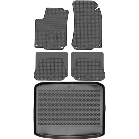 DOMA 290535 Baúl + DOMA 211366 Tapetes - Volkswagen Golf IV Hatchback de 1997-2006, Llantas delanteras OVALADAS - INSTALADO