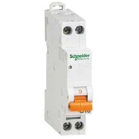 Domae Interruptor magnetotérmico 1P+N 6A a 230V