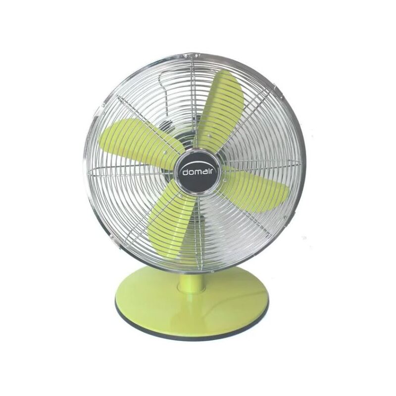 Domair - TM30 vert Ventilateur de table 30 cm 100 % métallique