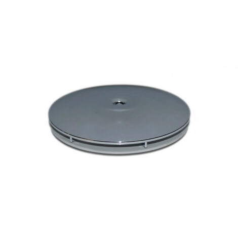Grille ABS chromé + adaptateur Ø90 pour vidage de douche Slim
