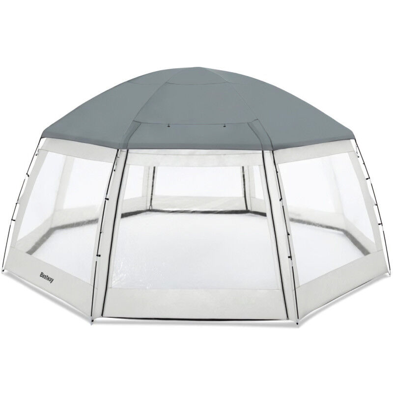 Bestway - Dôme de protection Flowclear - Pour piscine hors-sol ronde - 600x295ccm