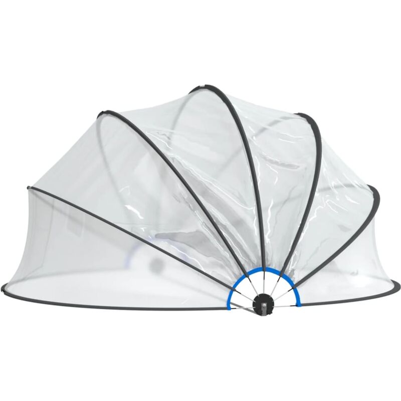 Vidaxl - Cupola Per Piscina Rotonda 376x188 Cm Pvc