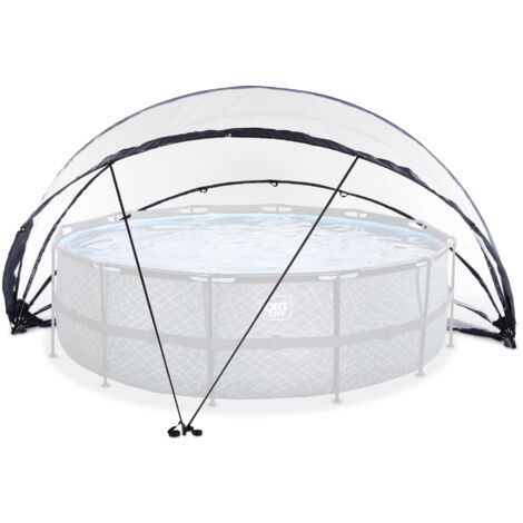 Dôme de piscine Ø 5,50 m avec fixation au sol - Exit Toys