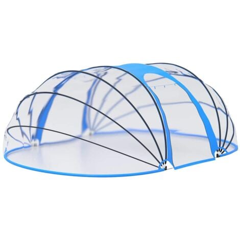 Dôme de piscine ovale 530x410x210 cm vidaXL