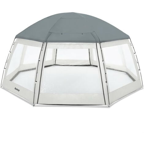 Dôme de protection BESTWAY Flowclear - Pour piscine hors-sol ronde - 600x295ccm 