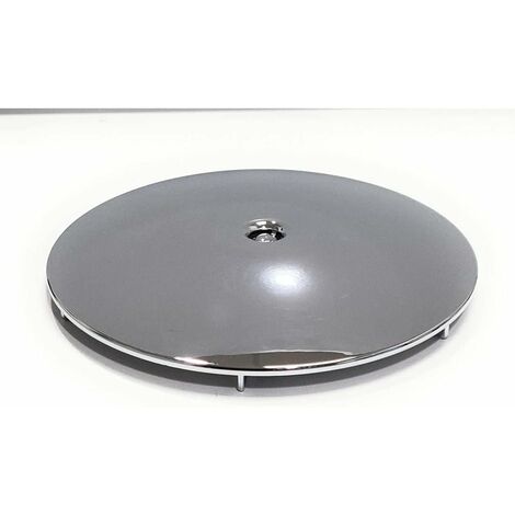 Dôme en ABS chromé pour bonde extra-plate Wirquin 30719719, gris - Gris