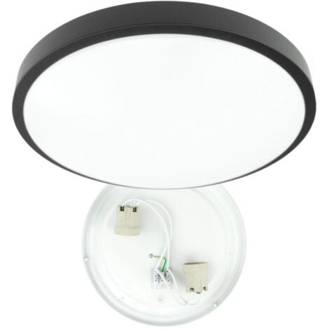 DOME LIGHT 30CM 2XE27 ROUND BLACK