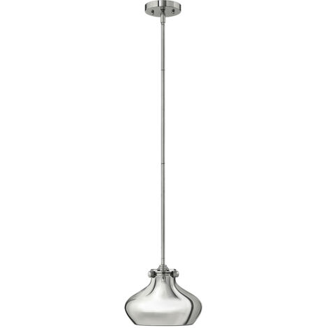 Dome Pendant Light 1x E27 Chrome Kuppel Pendelleuchte 1x E27 Chrom