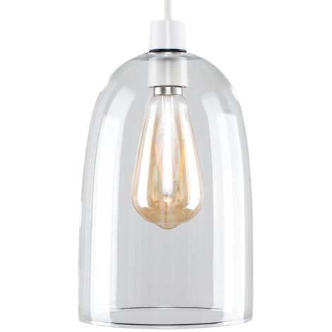 Dome Shaped Glass Ceiling Pendant Light Shade