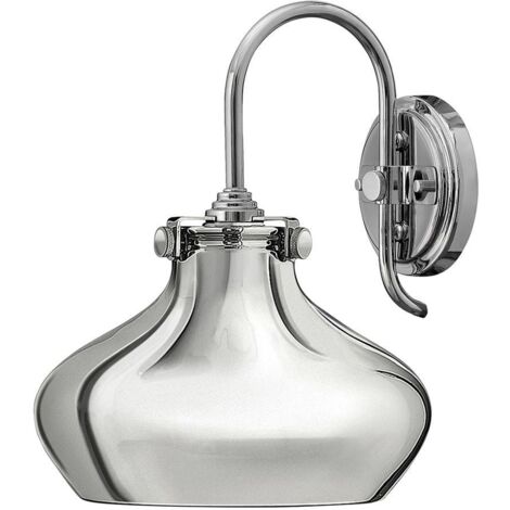 Dome Wall Light 1x E27 Chrome Dome Wandleuchte 1x E27 Chrom