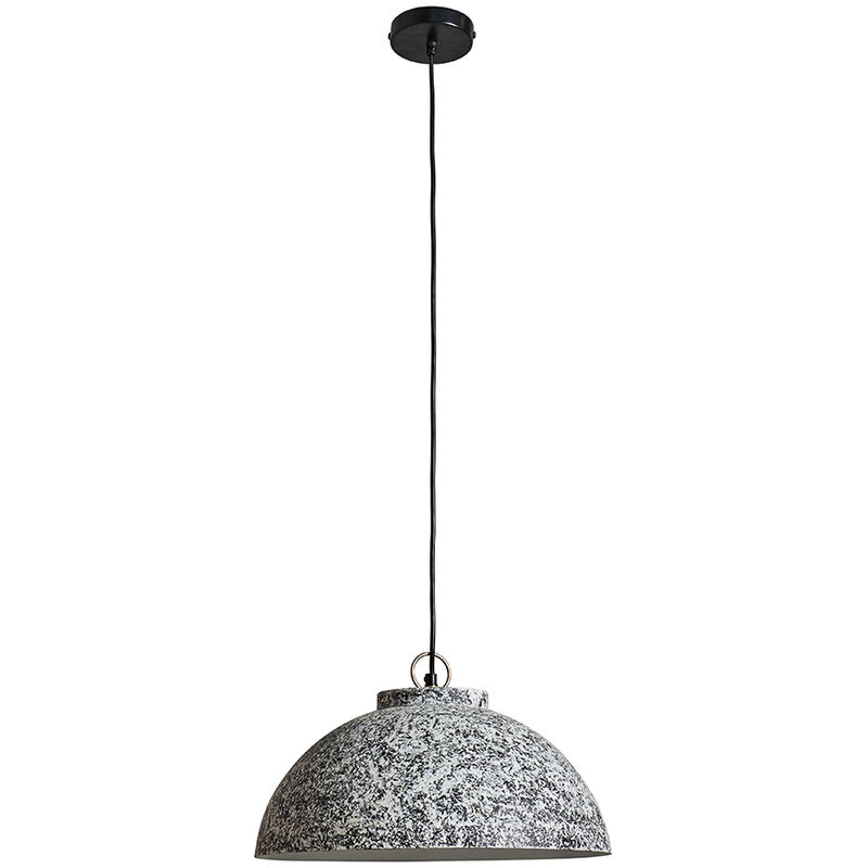 Minisun - Domed Metal Pendant Ceiling Light Fitting - No Bulb