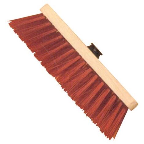 DOMERGUE - Balai de cour pvc rouge 29cm 1021