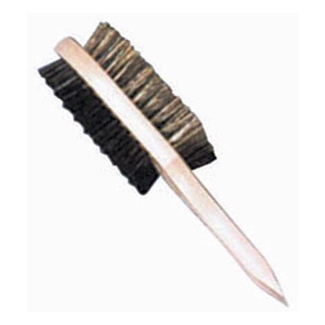DOMERGUE - Brosse décrottoir double face pour chaussures