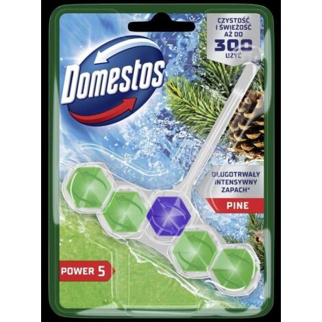 DOMESTOS Power 5 Kiefernholz-Toilettenblock 1 x 50 g