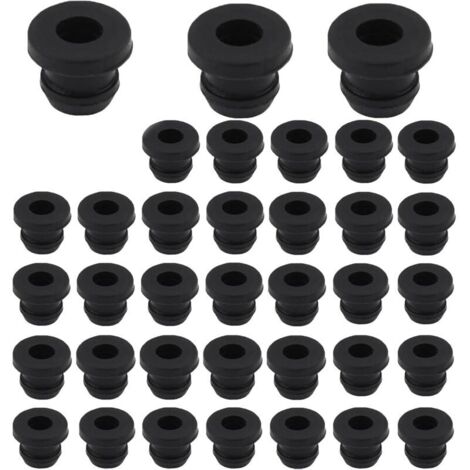 Dometic Lot de 36 pieds en caoutchouc rouillé pour supports de casseroles avec barres de 5 mm