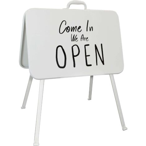 DOMINIC - cartello open close in acciaio