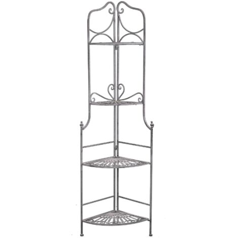 DOMINIQUE - scaffale 4 piani stile provenzale in ferro verniciato